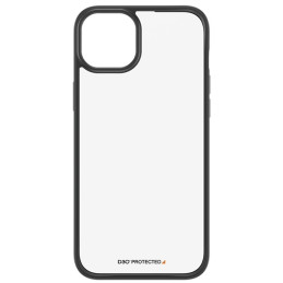 PanzerGlass ClearCase dėklas, skirtas iPhone 15 Plus / 14 Plus su karinio lygio sertifikatu – skaidrus ir juodas