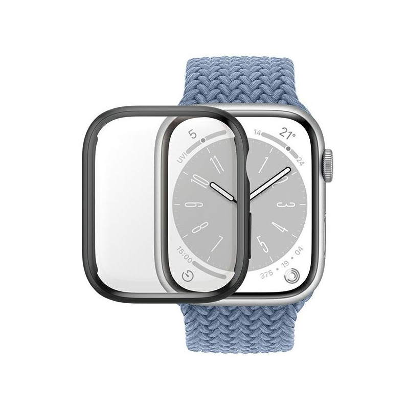 PanzerGlass Full Body dėklas Apple Watch 7/ 8/ 9 41mm - juodas