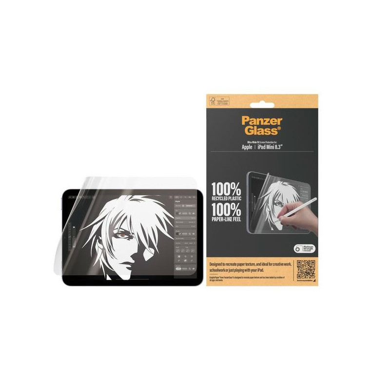 PanzerGlass GraphicPaper folija, skirta iPad mini 8,3" 2021 / 2024 m.