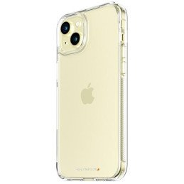 PanzerGlass kietas dėklas su D3O ir karinio lygio sertifikatu, skirtas iPhone 15 Plus / 14 Plus – skaidrus