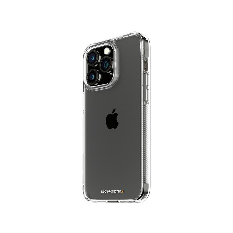„PanzerGlass“ kietas dėklas su D3O ir karinio lygio sertifikatu, skirtas „iPhone 15 Pro Max“ – skaidrus