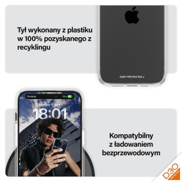 „PanzerGlass“ kietas dėklas su D3O ir karinio lygio sertifikatu, skirtas „iPhone 15 Pro Max“ – skaidrus