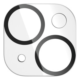 PanzerGlass Picture Perfect fotoaparato apsauga iPhone 15 / 15 Plus - su juodu rėmeliu