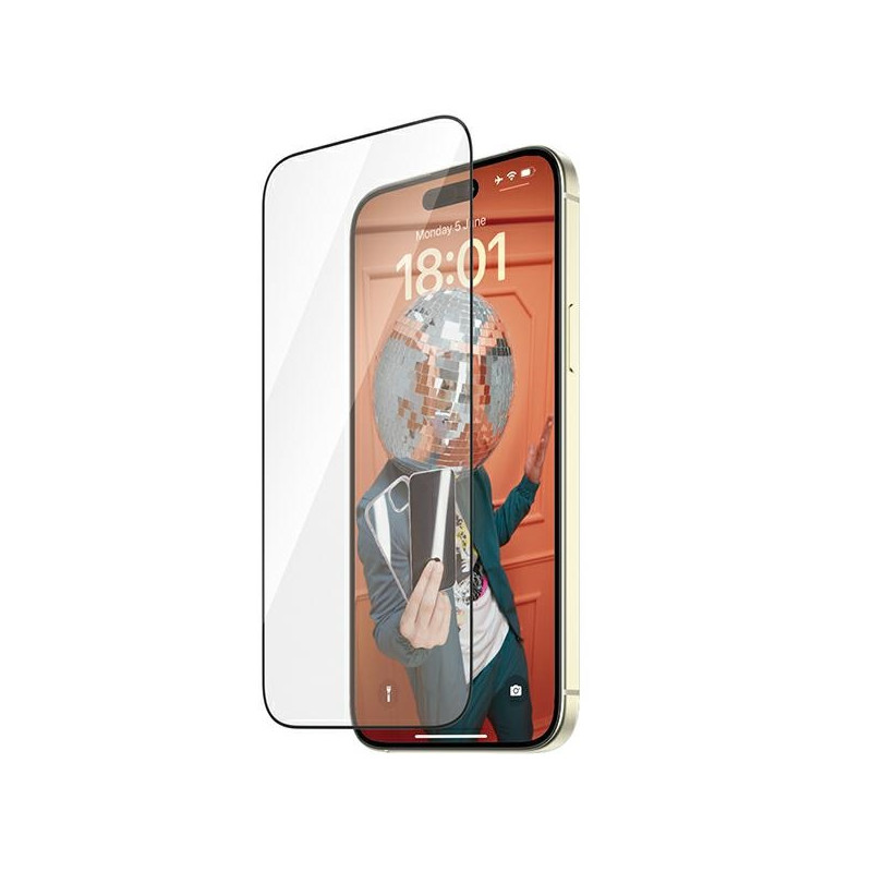 PanzerGlass Re:fresh Glass skirtas iPhone 15 Plus su padėties reguliatoriumi