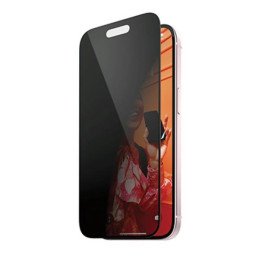 PanzerGlass Ultra-Wide Fit Privatus grūdintas stiklas su padėties įtaisu, skirtas iPhone 15 Pro Max