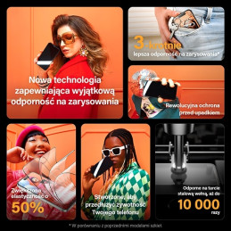 PanzerGlass Ultra-Wide Fit Privacy grūdintas stiklas su padėties įtaisu, skirtas iPhone 15 Plus