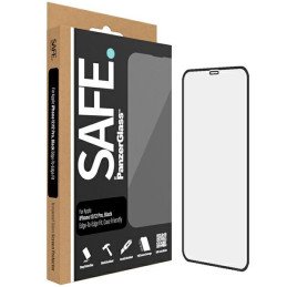 SAFE by PanzerGlass grūdintas stiklas nuo krašto iki krašto, skirtas iPhone 12 / 12 Pro – su juodu rėmeliu