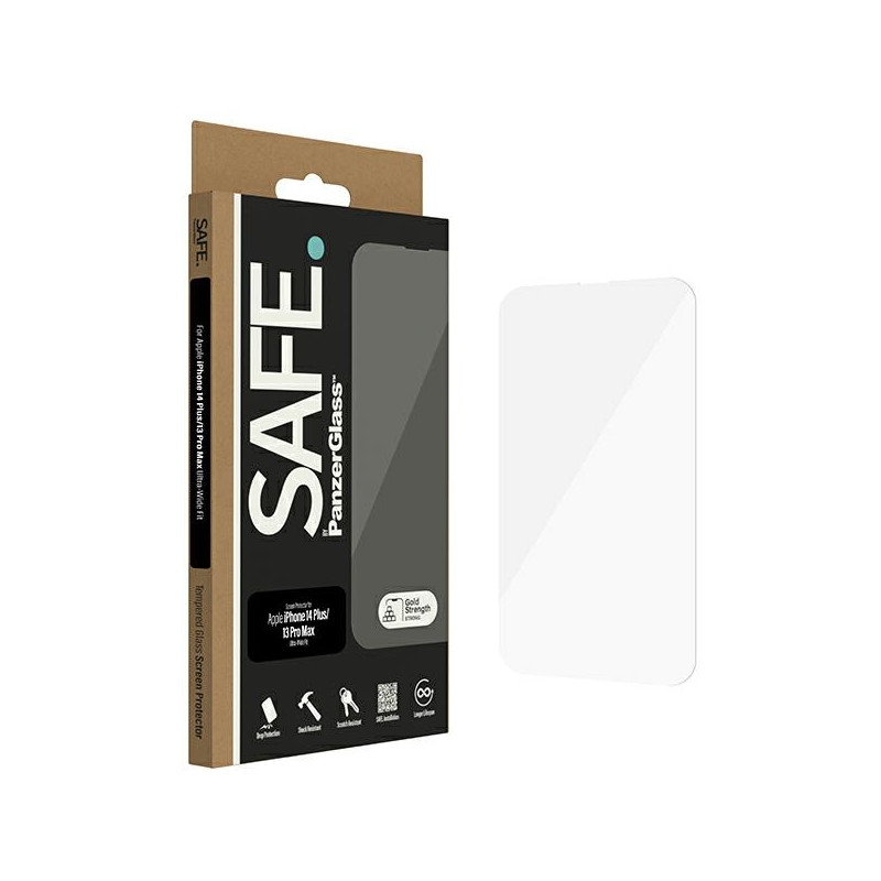 SAFE by PanzerGlass Ultra-Wide Fit grūdintas stiklas, skirtas iPhone 14 Plus / 13 Pro Max