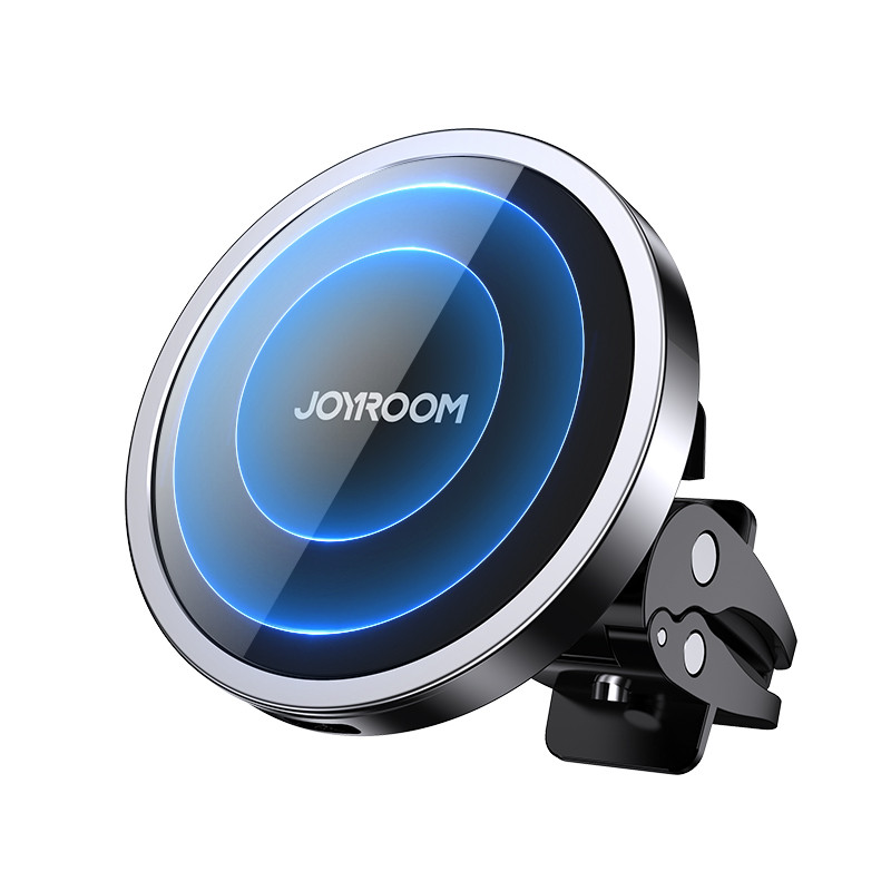 Joyroom automobilinis magnetinis laikiklis Qi belaidis indukcinis įkroviklis 15W (MagSafe suderinamas su iPhone) Juodas ...