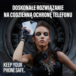 SAFE by PanzerGlass perdirbtas TPU dėklas iPhone 15 Plus - skaidrus