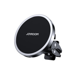 Joyroom automobilinis magnetinis laikiklis Qi belaidis indukcinis įkroviklis 15W (MagSafe suderinamas su iPhone) Juodas ...