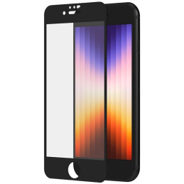 SAFE by PanzerGlass grūdintas stiklas nuo krašto iki krašto, skirtas iPhone SE 2020 / SE 2022 / 8 / 7 / 6 / 6s - su juod...