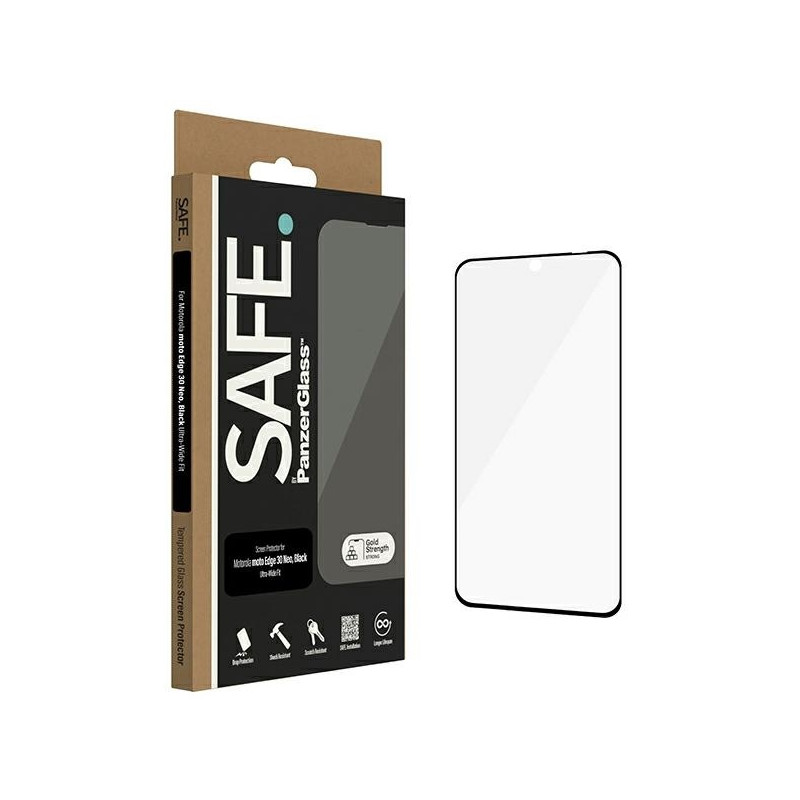 SAFE by PanzerGlass Ultra-Wide Fit grūdintas stiklas, skirtas Motorola Edge 30 Neo