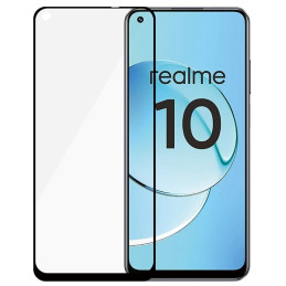 SAFE by PanzerGlass Ultra-Wide Fit grūdintas stiklas Realme 10 - su juodu rėmeliu