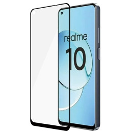 SAFE by PanzerGlass Ultra-Wide Fit grūdintas stiklas Realme 10 - su juodu rėmeliu