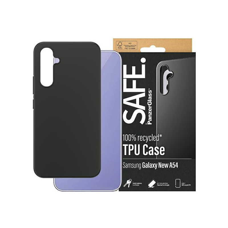 SAFE by PanzerGlass dėklas, skirtas Samsung Galaxy A55 5G - juodas