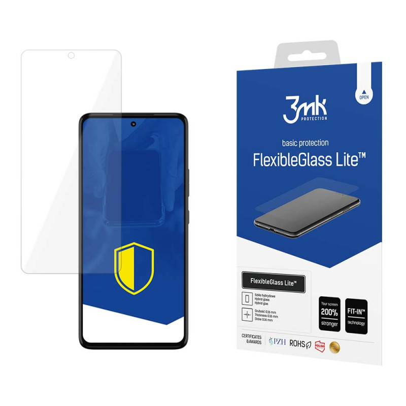 3mk FlexibleGlass Lite™ hibridinis stiklas, skirtas Motorola Moto G72