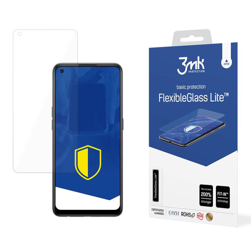 3mk FlexibleGlass Lite™ hibridinis stiklas ant Oppo Reno 8T