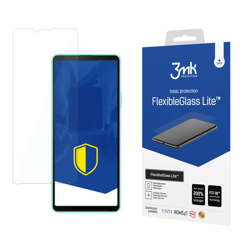 3mk FlexibleGlass Lite™ hibridinis stiklas, skirtas Sony Xperia 10 IV