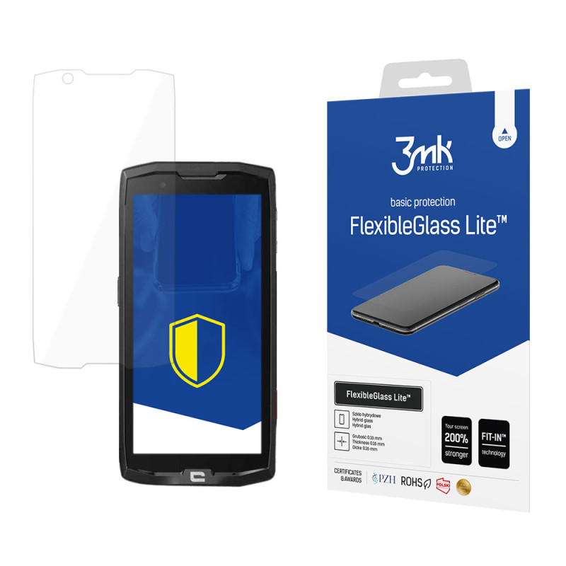 3mk FlexibleGlass Lite™ hibridinis stiklas ant Crosscall Core X4