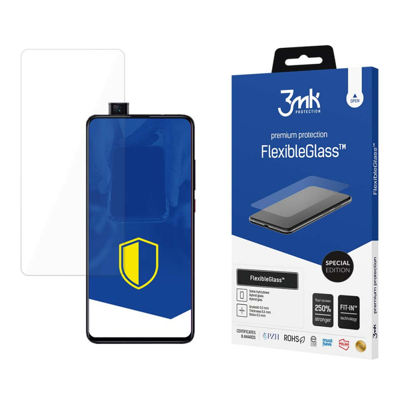 3mk FlexibleGlass™ Special Edition hibridinis stiklas ant Xiaomi Mi 9T