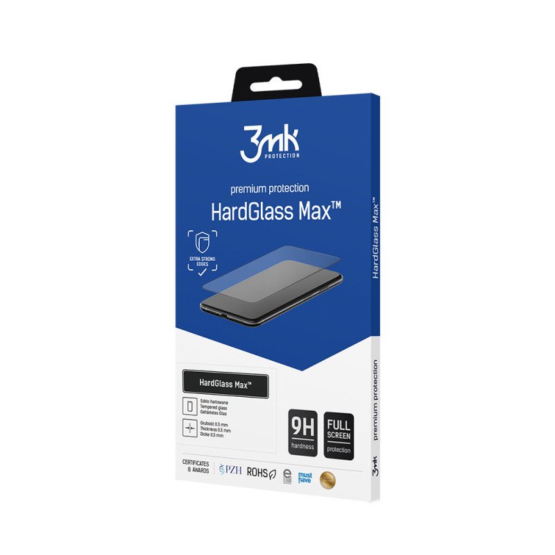 9H 3mk HardGlass Max™ stiklas, skirtas Samsung Galaxy S22+ 5G