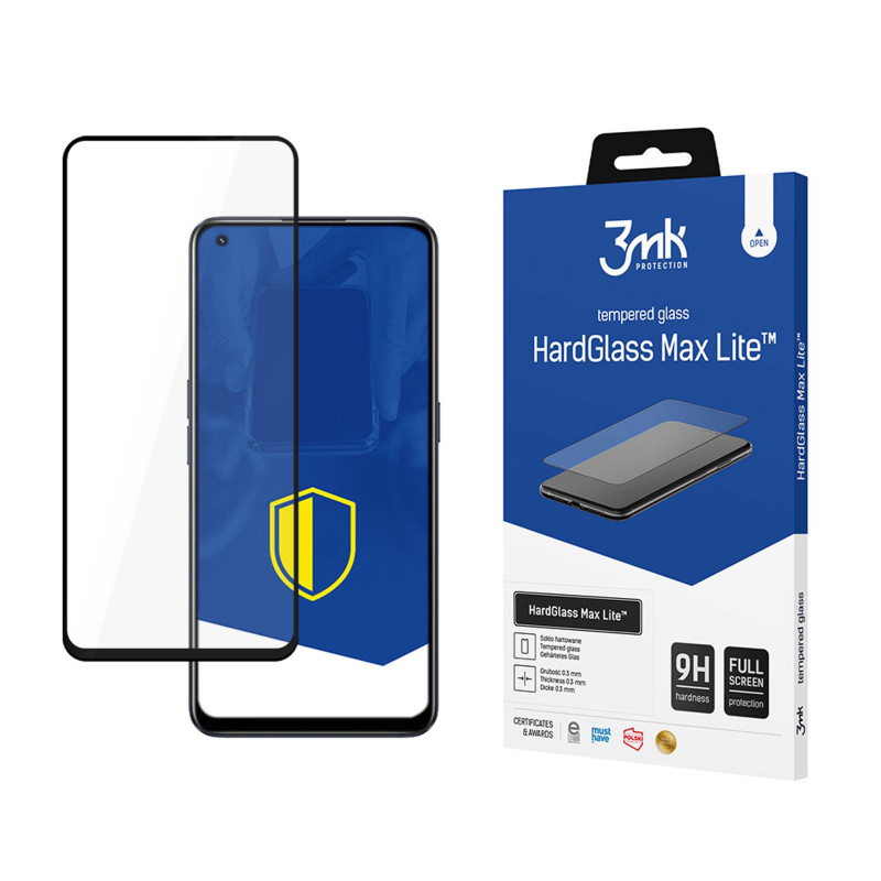 9H 3mk HardGlass Max Lite™ stiklas „Realme 9 Pro“.