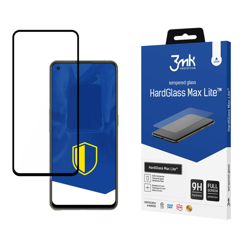 9H 3mk HardGlass Max Lite™ stiklas ant OnePlus Nord CE 2 Lite 5G