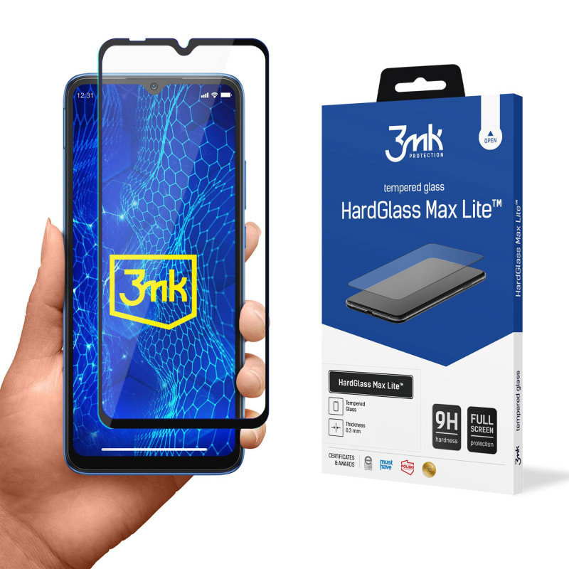 9H 3mk HardGlass Max Lite™ stiklas ant Xiaomi Redmi 10C