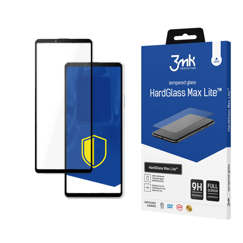 9H 3mk HardGlass Max Lite™ stiklas, skirtas Sony Xperia 10 III 5G