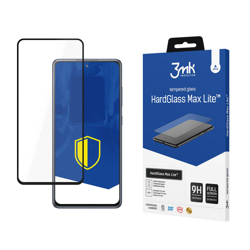 9H 3mk HardGlass Max Lite™ stiklas, skirtas Samsung Galaxy S20 FE 5G / S20 Lite