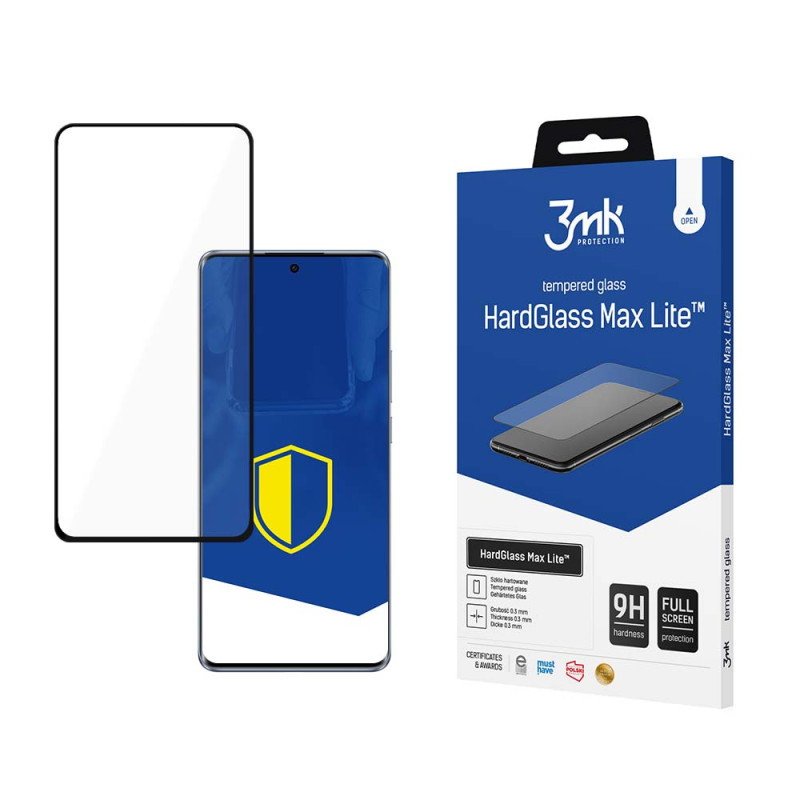 9H 3mk HardGlass Max Lite™ stiklas ant Oppo Reno 10/ 10 Pro