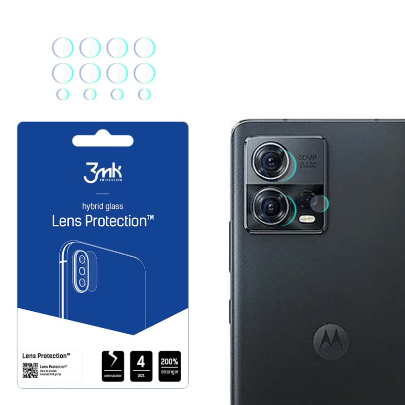 3mk Lens Protection™ hibridinis fotoaparato stiklas, skirtas Motorola Edge 30 Fusion