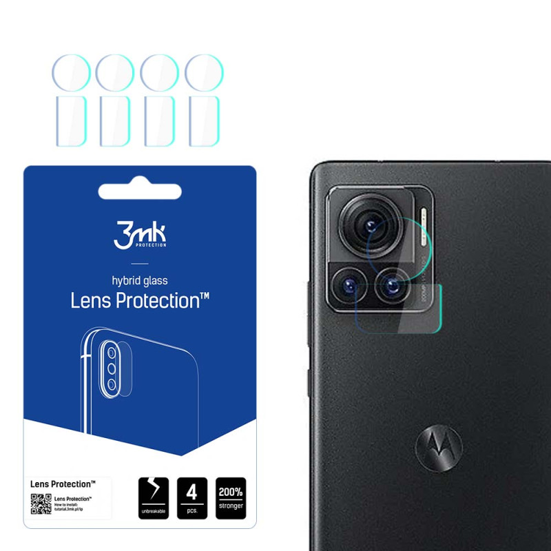 3mk Lens Protection™ hibridinis fotoaparato stiklas, skirtas Motorola Edge 30 Ultra
