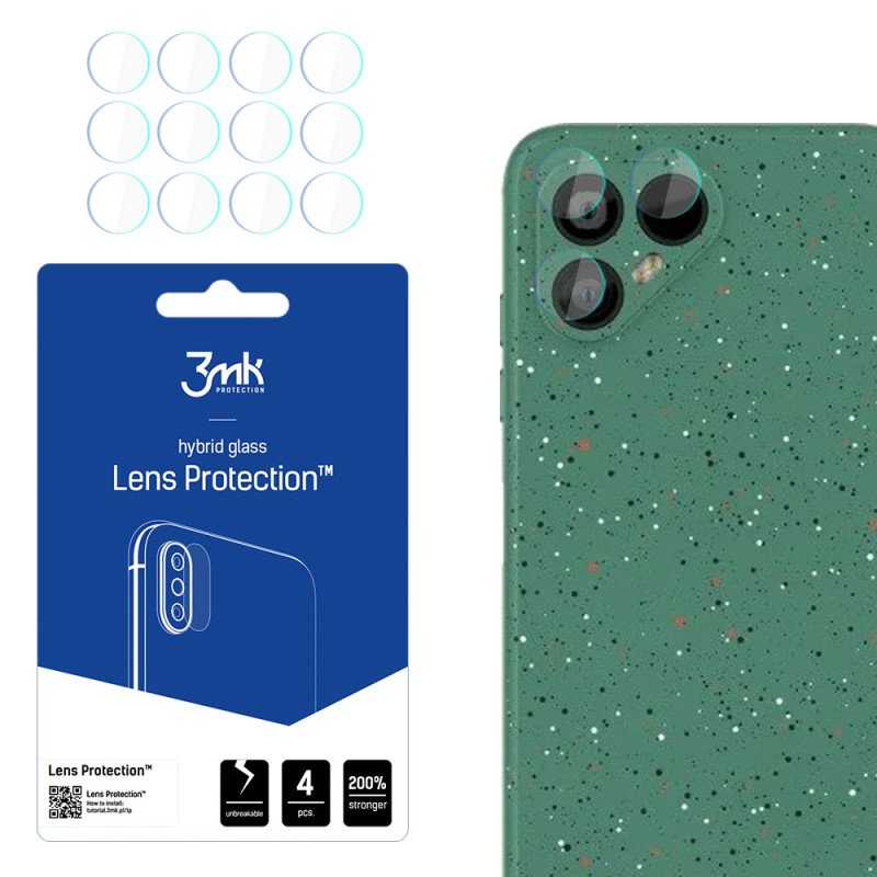 3mk Lens Protection™ hibridinis fotoaparato stiklas, skirtas Fairphone 4