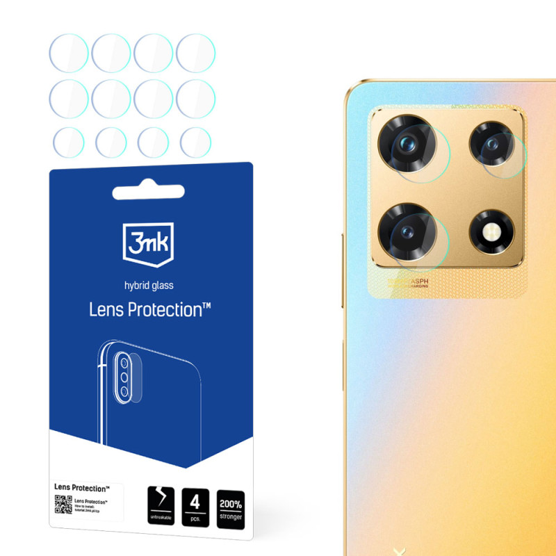 3mk Lens Protection™ hibridinis fotoaparato stiklas, skirtas Infinix Note 30 Pro