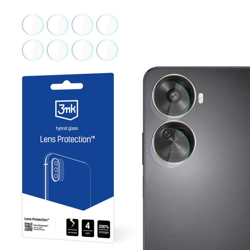 3mk objektyvo apsaugos kameros dangtelis, skirtas Huawei Nova 12 SE