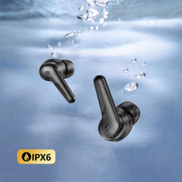 Choetech BH-T17 belaidės TWS ANC ENC IPX6 ausinės - juodos