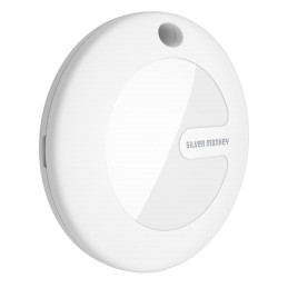 Silver Monkey Tag Carbon IP67 lokatorius su Apple Find My - juodas