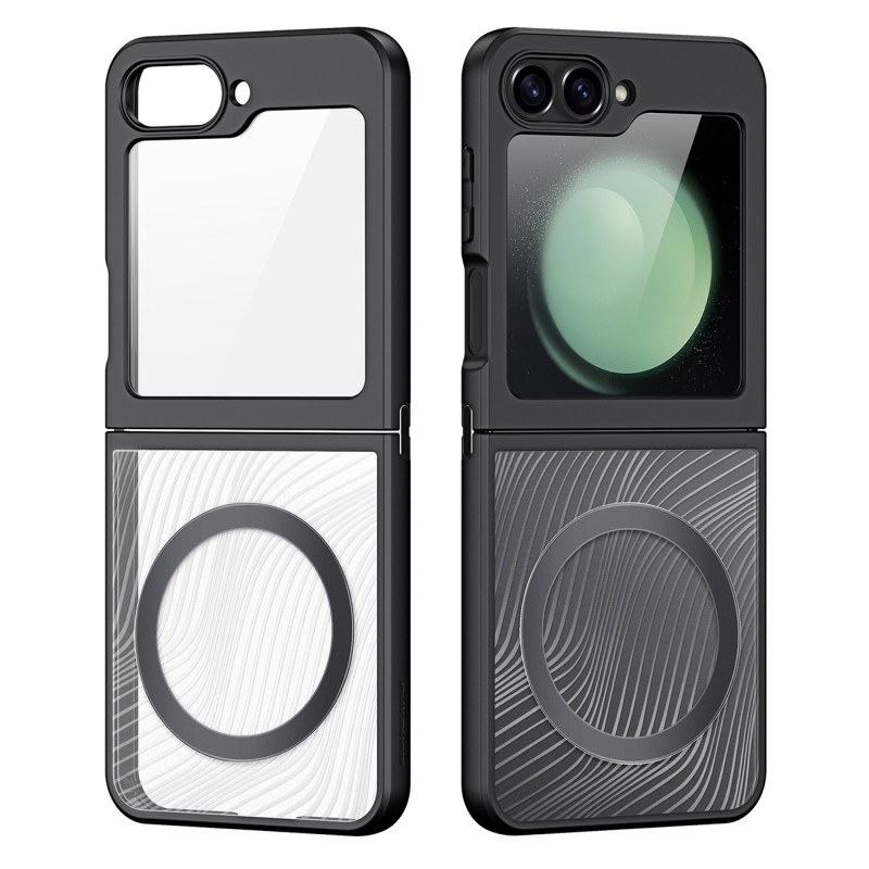 Dux Ducis Aimo Mag dėklas, skirtas Samsung Galaxy Z Flip 6 - juodas