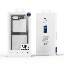 Dux Ducis Aimo dėklas, skirtas Samsung Galaxy Z Flip 6 - juodas