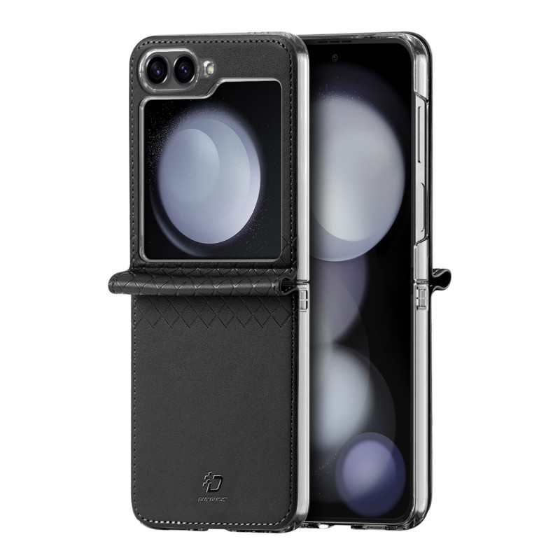 Dux Ducis Bril odinis dėklas Samsung Galaxy Z Flip 6 - juodas