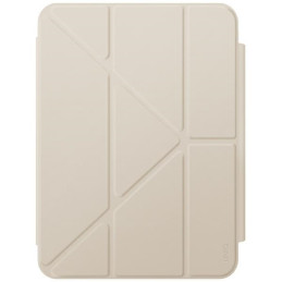 UNIQ Camden Click dėklas, skirtas iPad Air 11" 2024 - smėlio spalvos