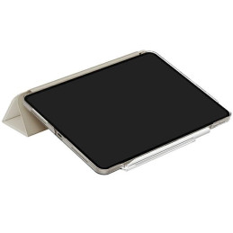 UNIQ Camden Click dėklas, skirtas iPad Air 11" 2024 - smėlio spalvos