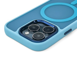 Magnetic Collection MagSafe dėklas iPhone 16 Pro Max - šviesiai mėlynas