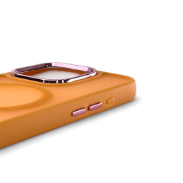 Magnetic Collection MagSafe dėklas iPhone 16 - oranžinis