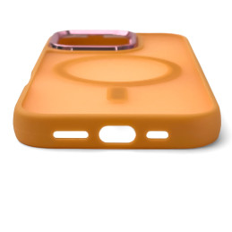 Magnetic Collection MagSafe dėklas iPhone 16 - oranžinis