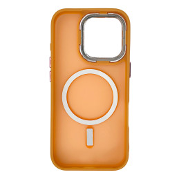 Magnetic Collection MagSafe dėklas iPhone 16 Pro Max - oranžinis