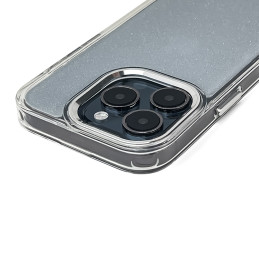 Glitter Case iPhone 16 Pro - skaidrus su blizgučiais
