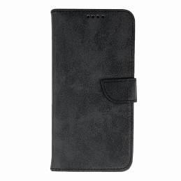 Odinis knygos dėklas iPhone 16 - juodas